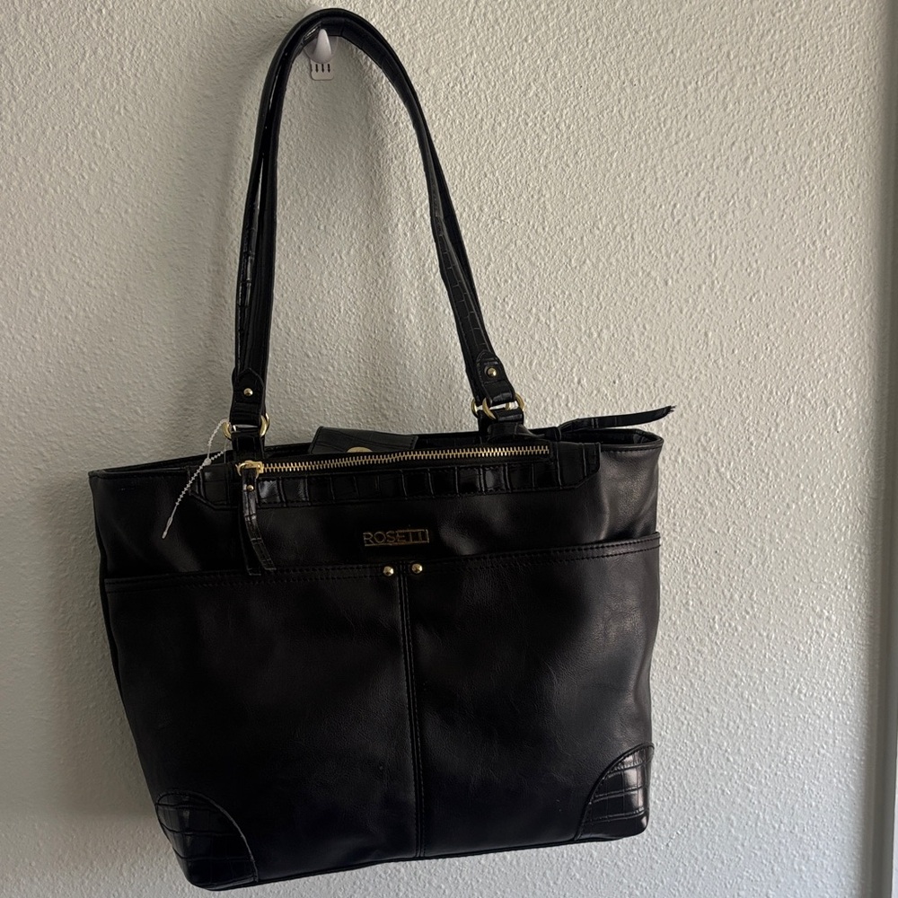 Rosetti Elegant Black Tote